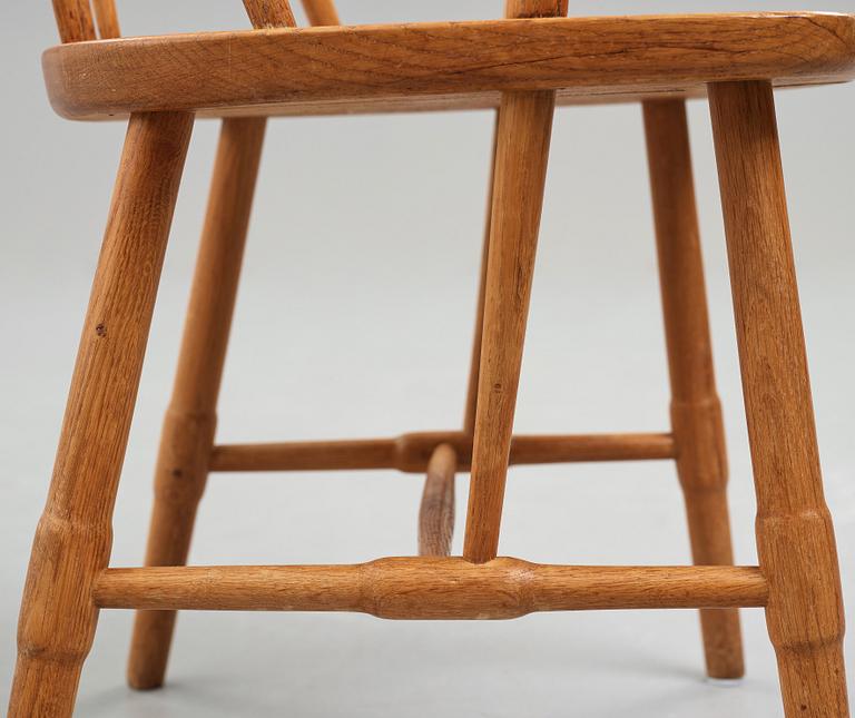 HANS J WEGNER, a "Windsor" chair for Mikael Lauersen, Denmark, 1940's.