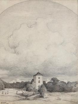 Prins Eugen, Large cloud over Tyresö church.