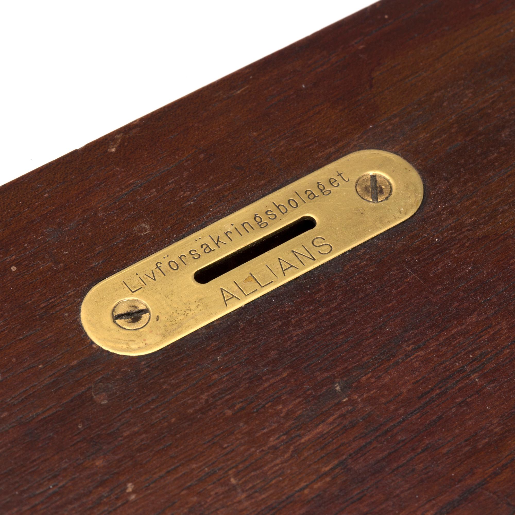 ZENITH, s.c. "Coin bank", clock, 165 x 210 x 80 mm,