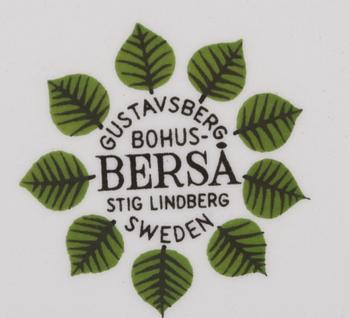 ASSIETTER, 2 sorter, 16 st, porslin,  Gustavsberg, Stig Lindberg. "Berså" resp "Festong".