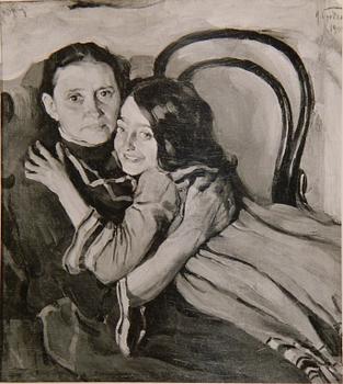 ILJA REPIN, ISAAK BRODSKYN SISAREN MUOTOKUVA.