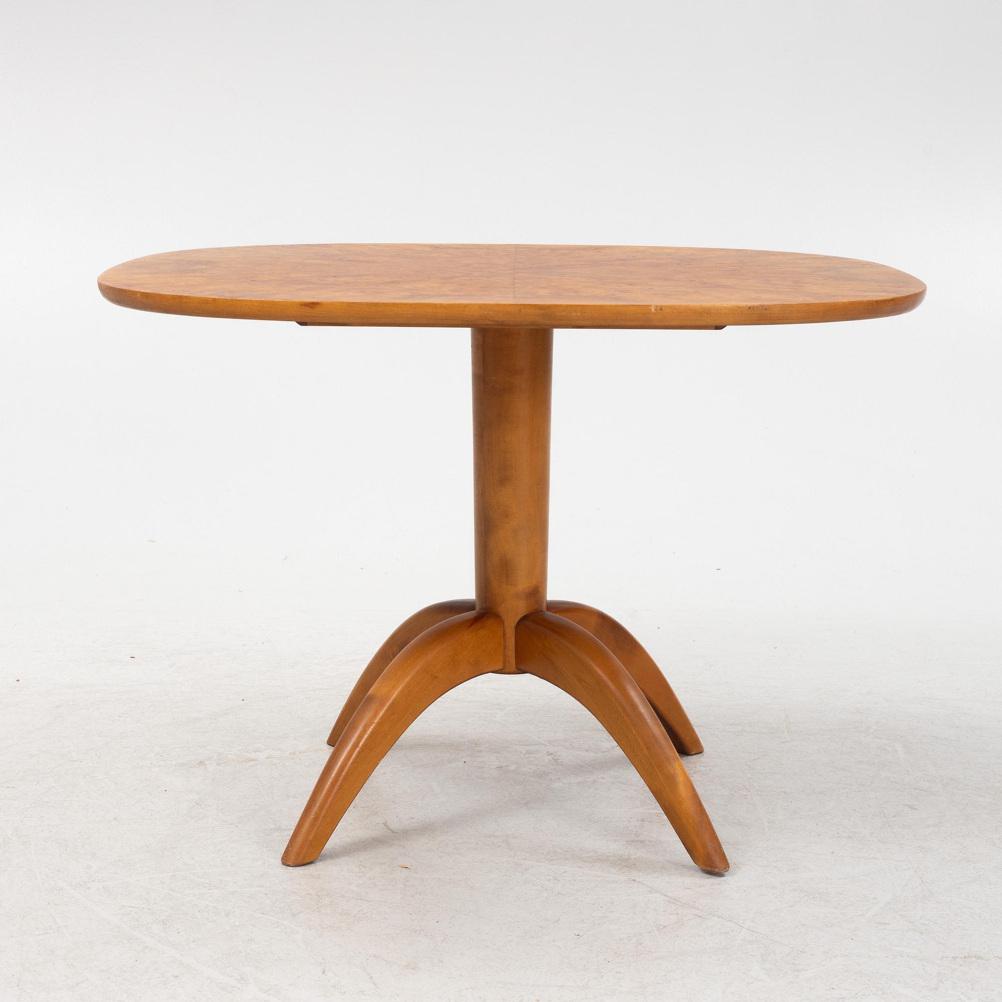 Bertil Söderberg, a burled elm table, 1930's.
