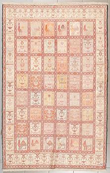 A soumak rug, 195 x 127 cm.