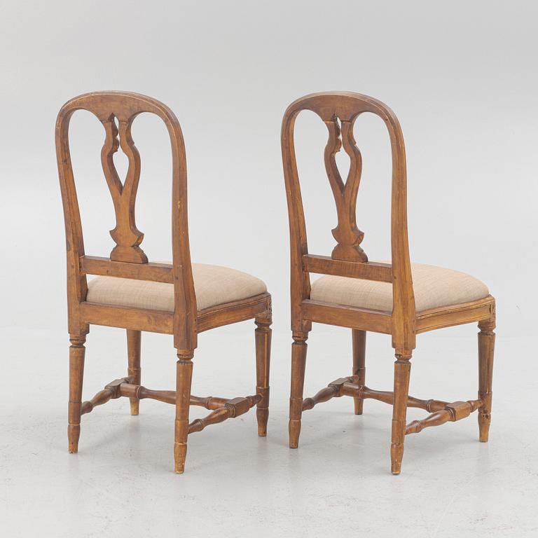 Chairs, 5 pcs, "Hallunda", Gustavian style, IKEA's 18th-century series, 1990s.