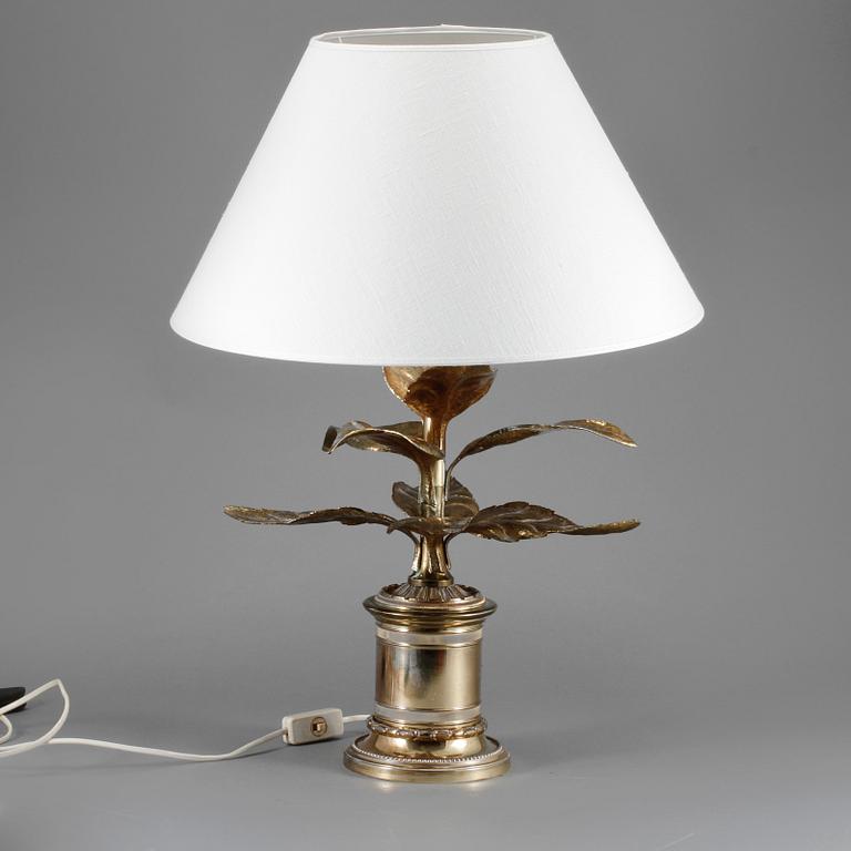 BORDSLAMPA, 1900-talets andra hälft.