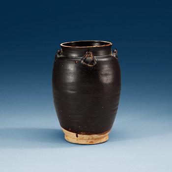1636. A black glazed jar, Song dynasty (960-1279).