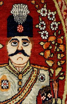 MATTA, semiantik Kirman Laver figural, ca 81x58 cm.