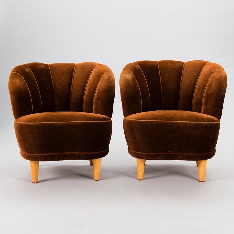 A 1950s 3-piece  sofa suite for Asko Finland.