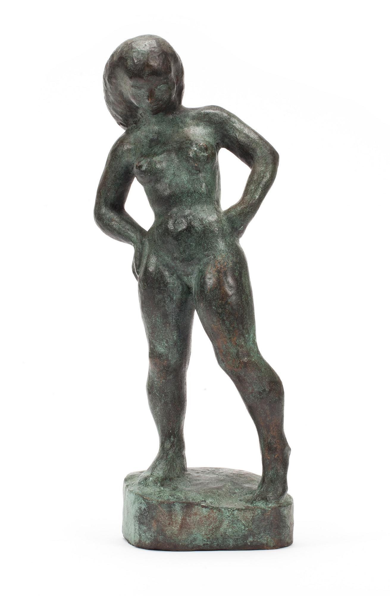 SIGGE BERGGREN, skulptur, brons, signerad.