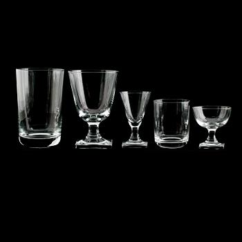 GLASSERVIS, 50 delar, "Ekeberga", design Elis Bergh, Kosta.