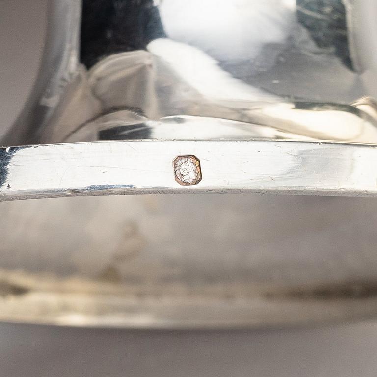 A French silver sauce boat, mark of Paul Duhamel, Paris 1832-45.