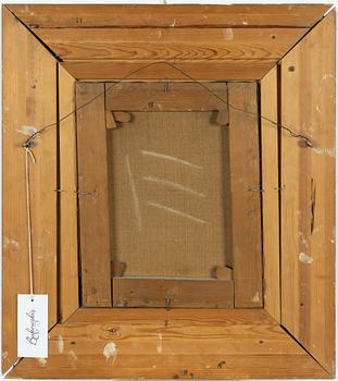 Adolf Hirsch, Park landscape with grazing cows.