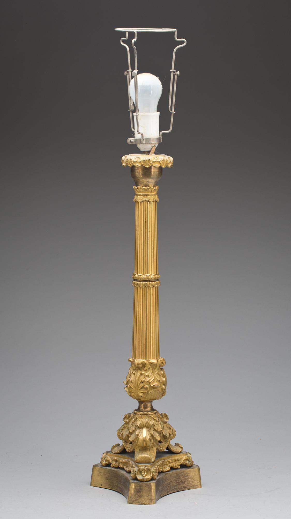 BORDSLAMPA, empirestil, 1800-talets andra hälft.