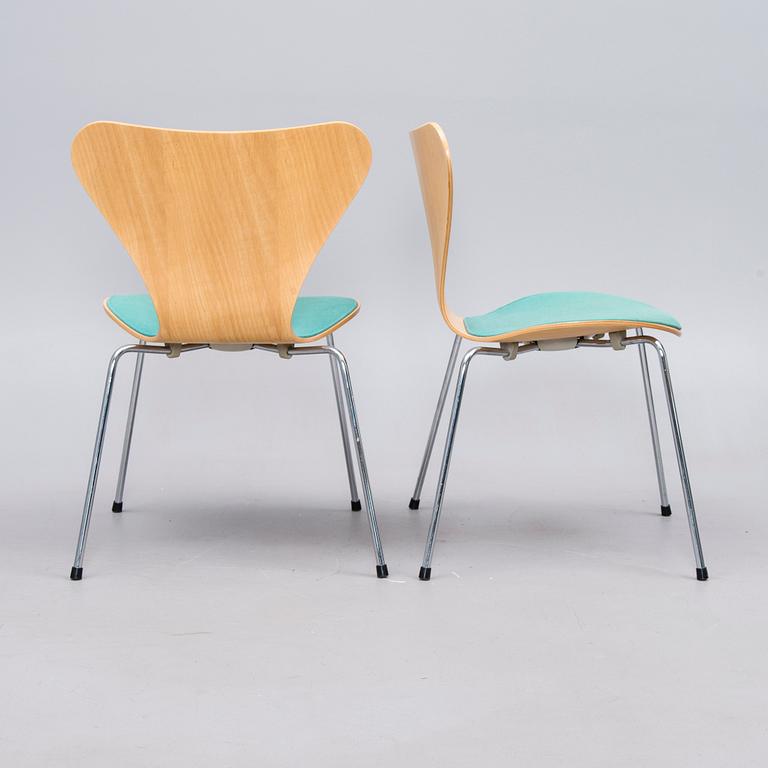 STOLAR, 6 st, "Sjuan", Arne Jacobsen, Fritz Hansen, 1991.