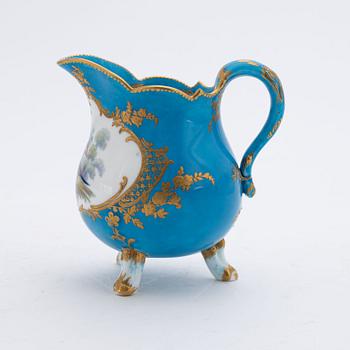 A Sèvres porcelain milk jug, porbably 1780's.