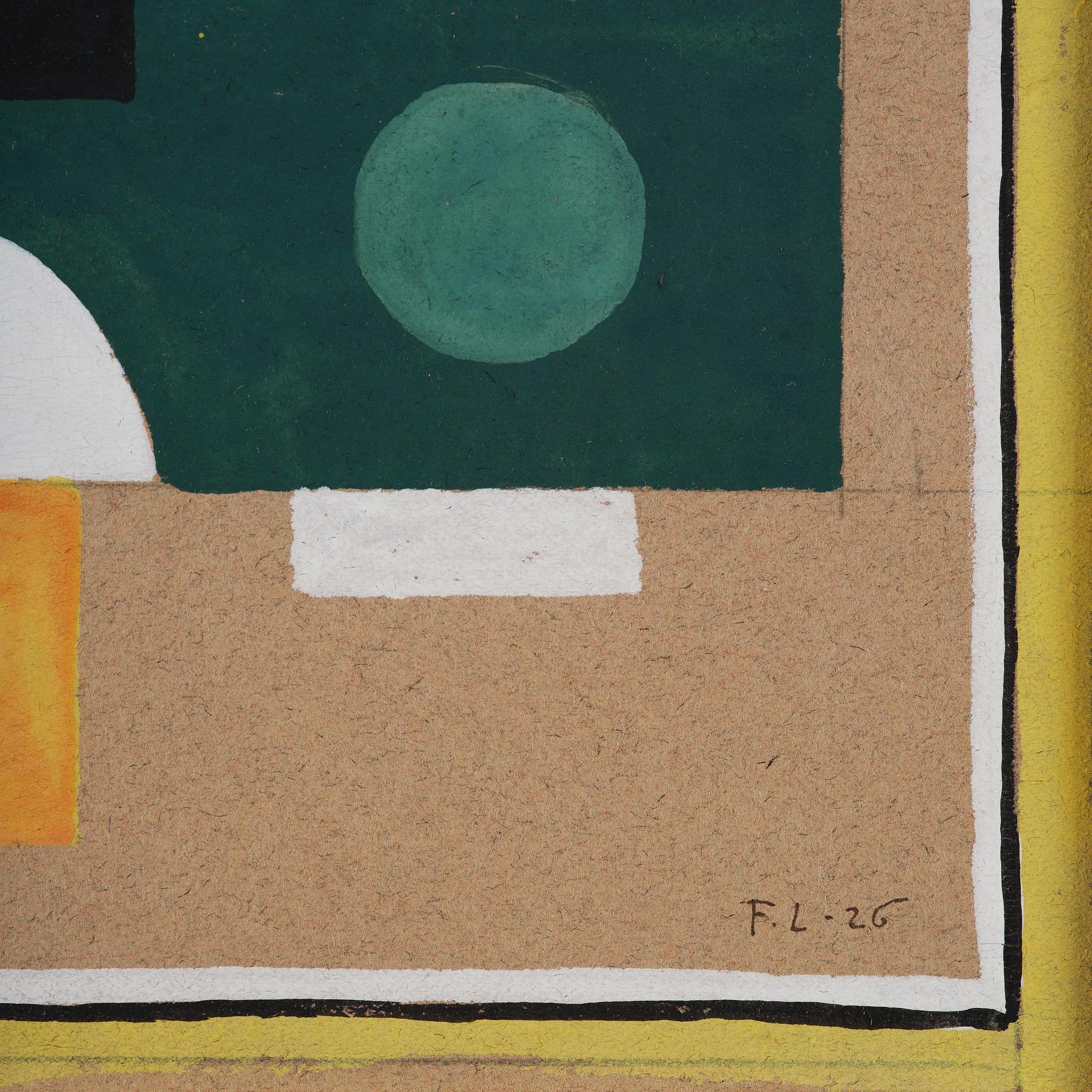 Fernand Léger, Komposition (studie till "Jaune II").