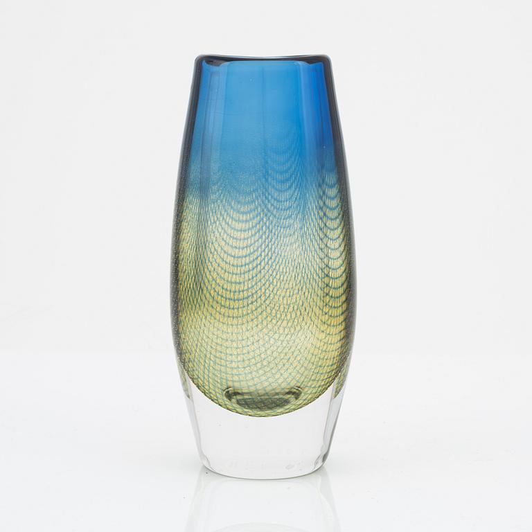 Sven Palmqvist, a glass vase, 'Kraka*, Orrefors.