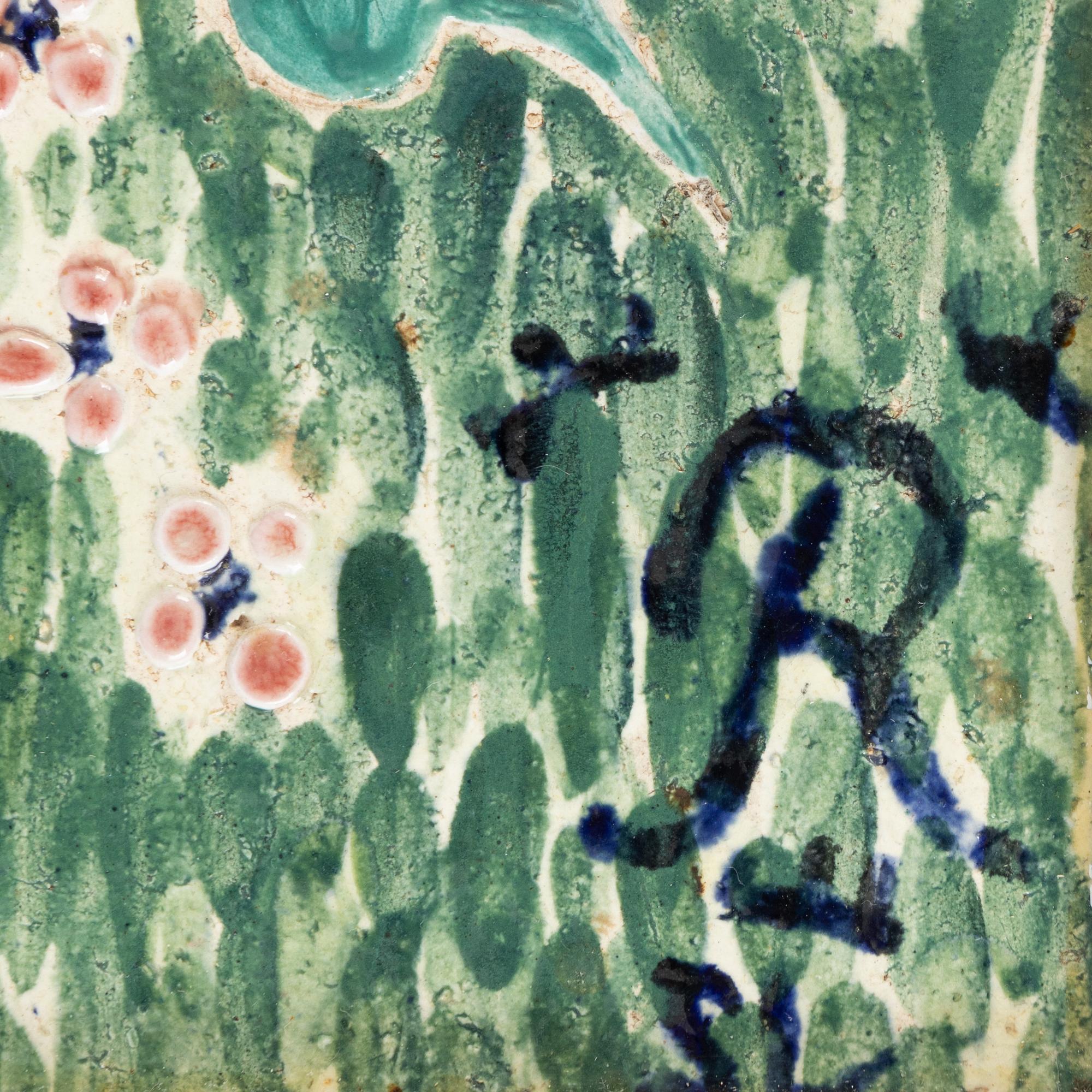 Sylvia Leuchovius, väggplakett, keramik, Rörstrand.