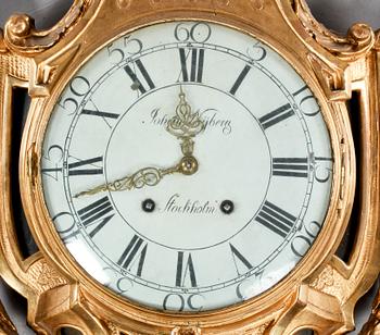 VÄGGPENDYL, Johan Nyberg, Stockholm, gustaviansk, 1700-talets senare del.