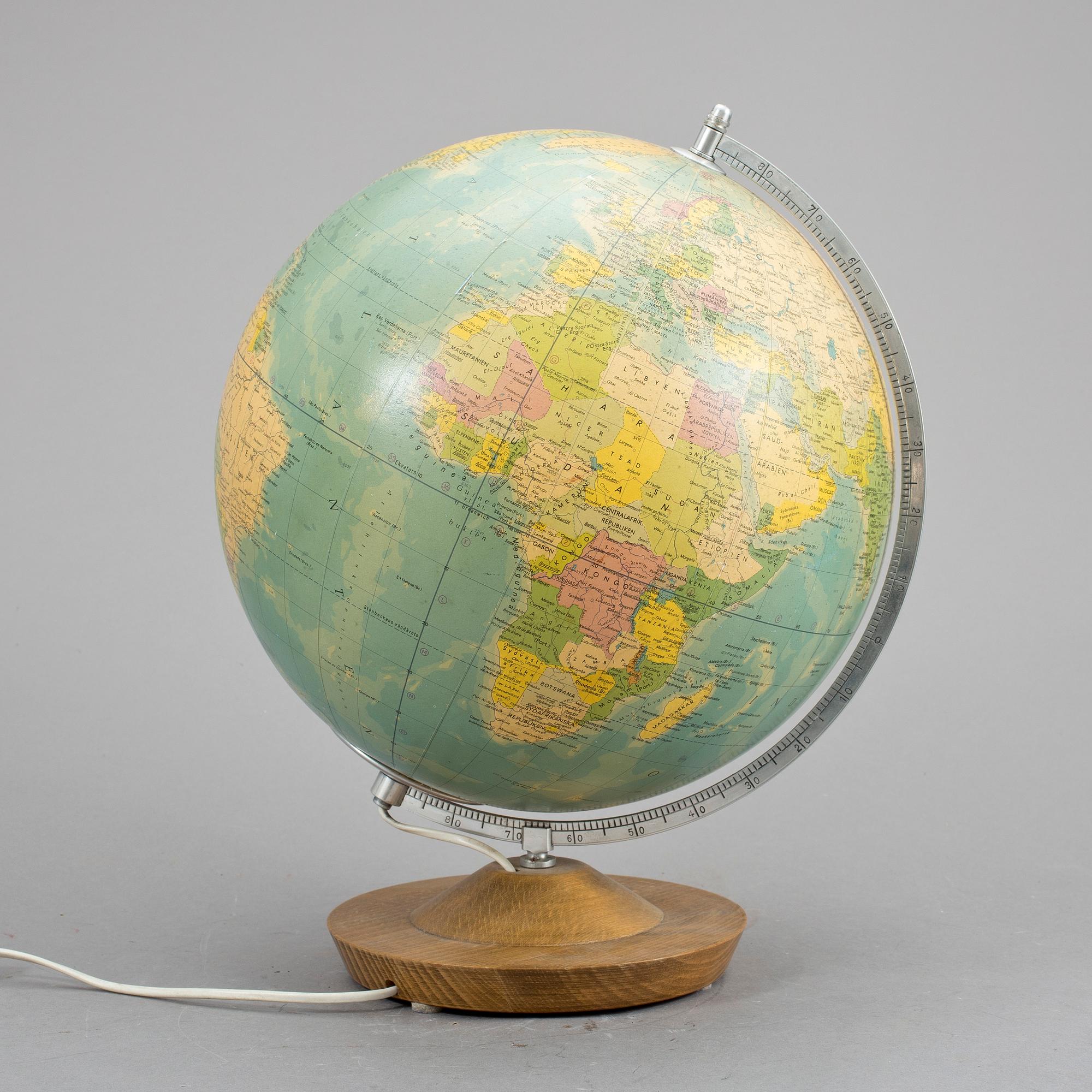 JORDGLOB. 1900-talets andra hälft.