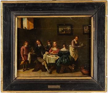 Flamländsk skola, 17/1800-tal, olja på pannå.