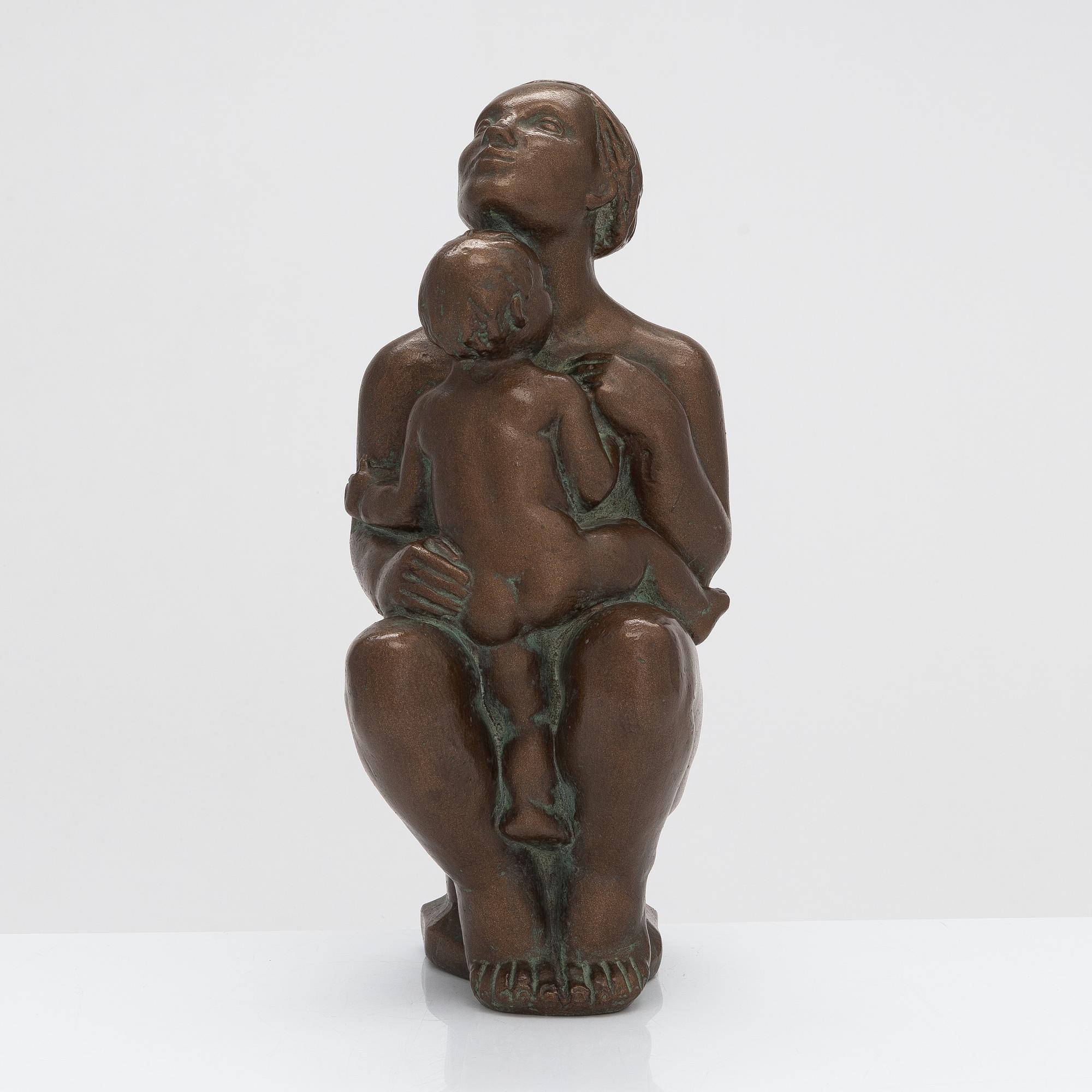 Eino Räsänen, a plaster sculpture, signed.