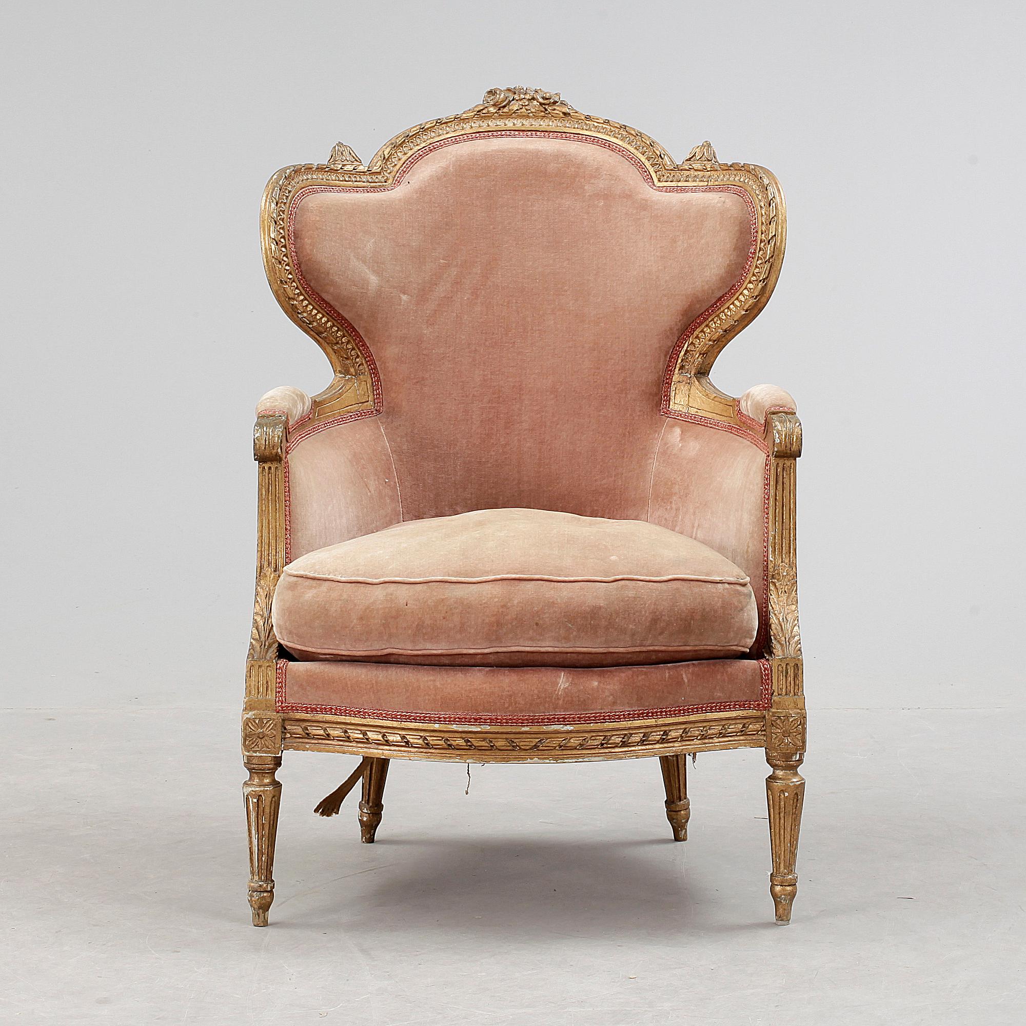 BERGERE, Louis XVI-stil, Frankrike, 1800-talets slut.
