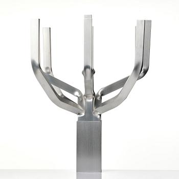 David Taylor, a unique "Aluminium Candelabra 9", Studio Mellösaverken, Sweden, 2022.