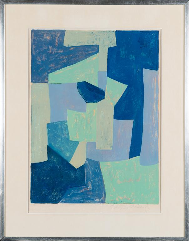 Serge Poliakoff, "Composition IX" (Sommitelma IX).