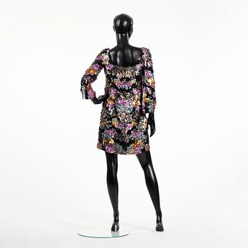 PUCCI, a multicolour spangle dress.