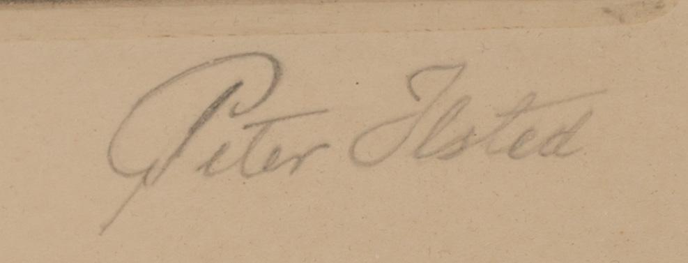 PETER ILSTED, etching signed.