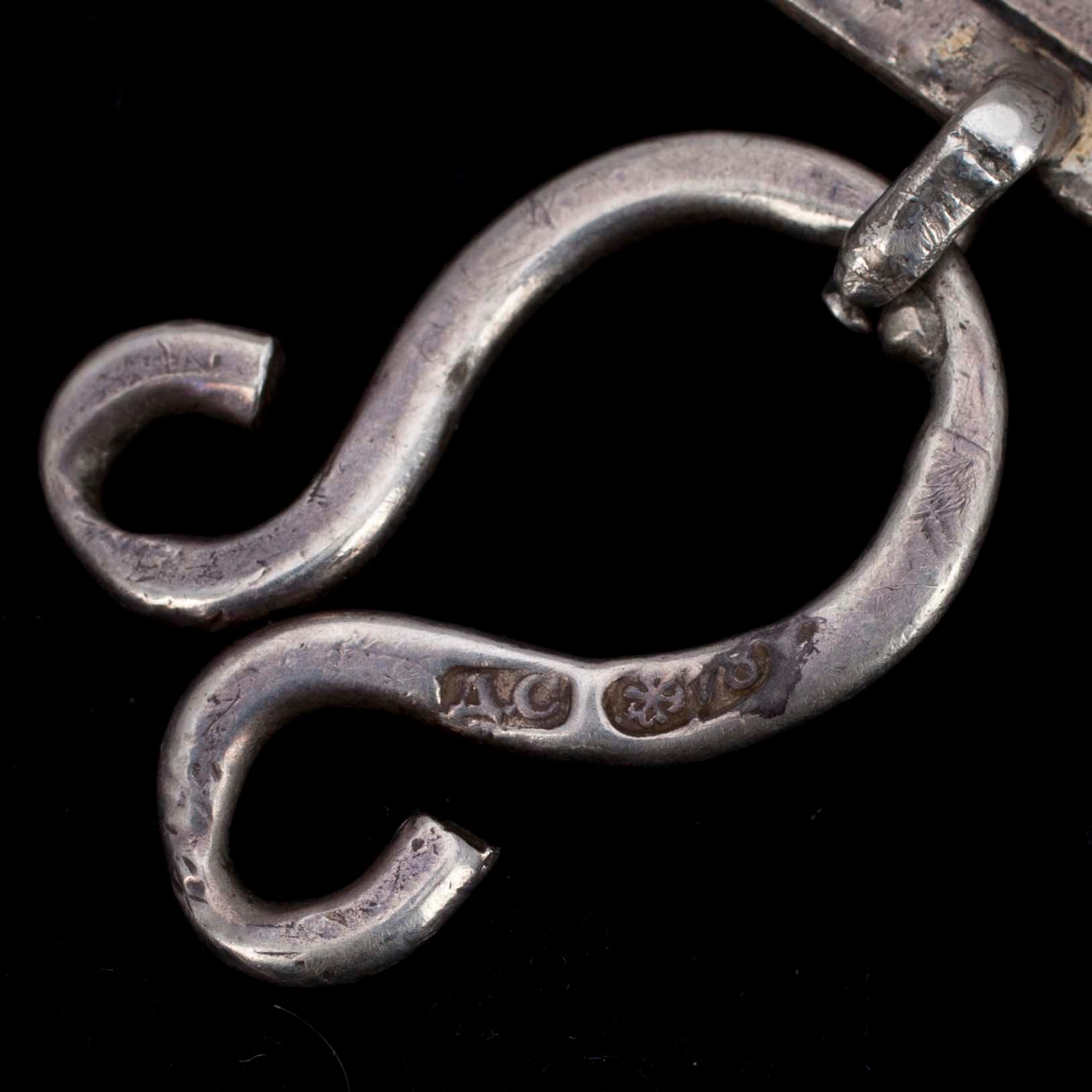 KRUSIFIX, silver, St. Petersburg 1847, Ryssland. Tot. vikt ca 79,6 gr.