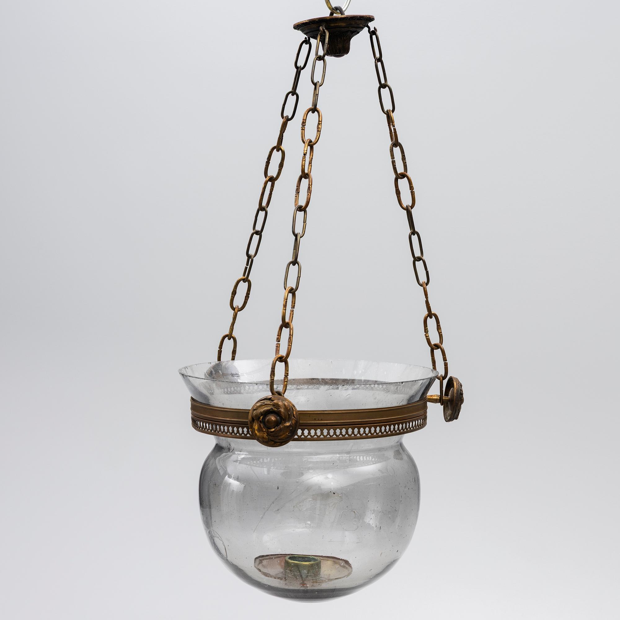 A lantern, aorund 1900.