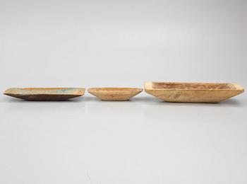 Three bread troughs, 19th century.