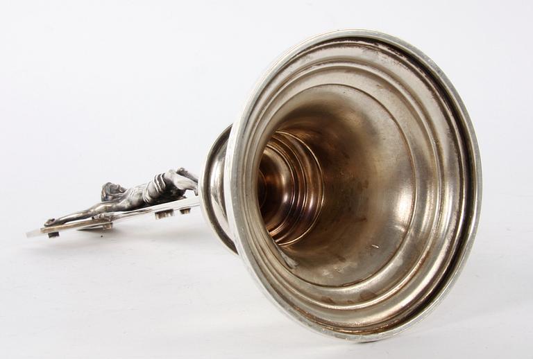 KRUCIFIX, silver och nysilver.