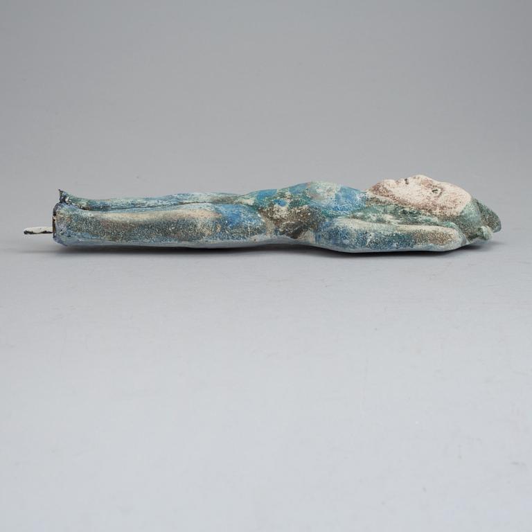 A stoneware sculpture designed by Lisa Larson for Gustavsberg, dated -07.