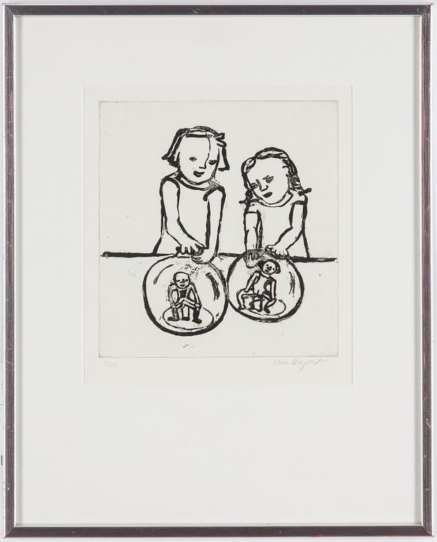 LENA CRONQVIST, etching, signed and numbered 4/25.