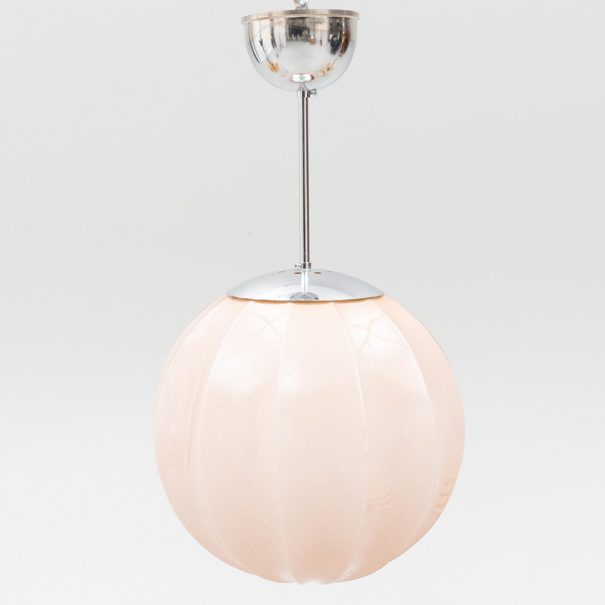 Ceiling lamp, 1940s/50s.