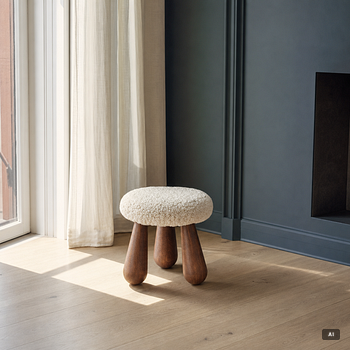 A stool, contemporary production, Sweden.