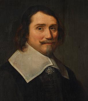 Michiel Jansz. van Mierevelt Circle of, Portrait of a man with lace collar.