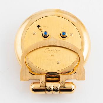 Cartier, alarm clock, 78 mm.