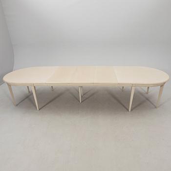 Dining table, Gustavian style modern manufacture.