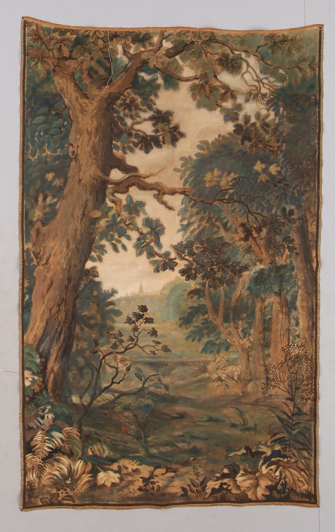 VÄGGTEXTIL, sannolikt Belgien, 1900-talets första hälft.