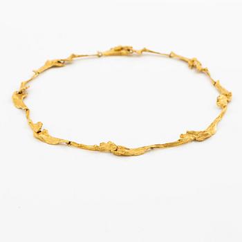 Björn Weckström, Necklace, 18K gold, "Mariehand", Lapponia.