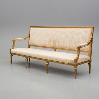 SOFFA, Gustavianskt stockholmsarbete, 1700-talets slut.