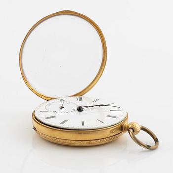 Fickur, 18K guld, 46 mm.