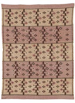 177. Märta Måås-Fjetterström, A textile, "Slån", flat weave, ca 92,5-93 x 69,5-71,5 cm, signed MMF.