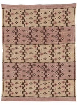 177. Märta Måås-Fjetterström, A textile, "Slån", flat weave, ca 92,5-93 x 69,5-71,5 cm, signed MMF.