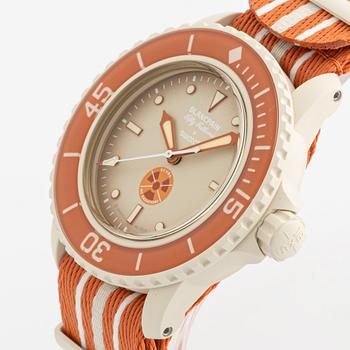 Swatch/Blancpain, Scuba Fifty Fathoms, Arctic Ocean, armbandsur, 42,3 mm.