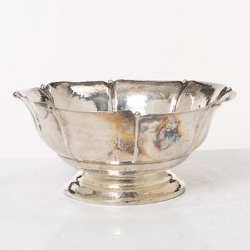 Bowl, silver, stamped ESAB, Kristianstad 1923.